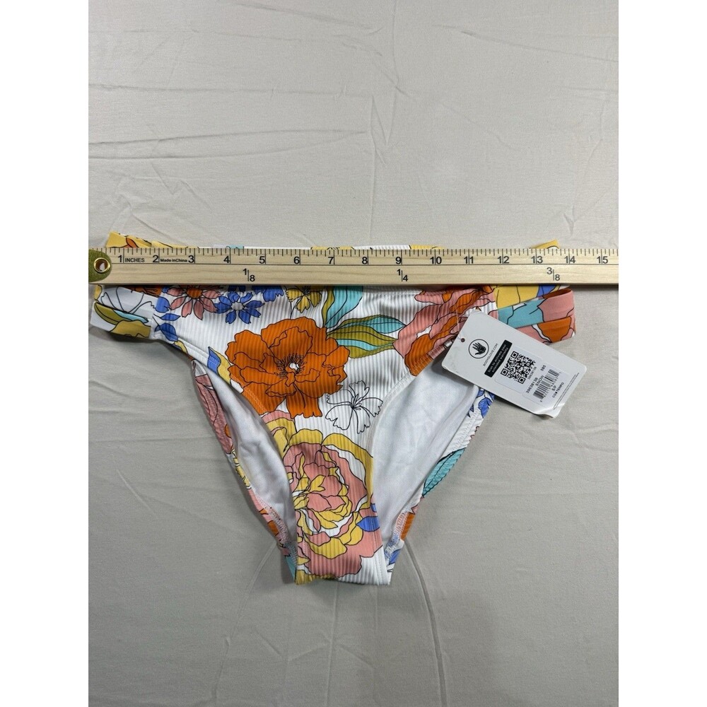 Body Glove Women’s S Coral Floral Bikini Bottoms – NWT – Stretch Nylon Swimwear - Picture 3 of 5